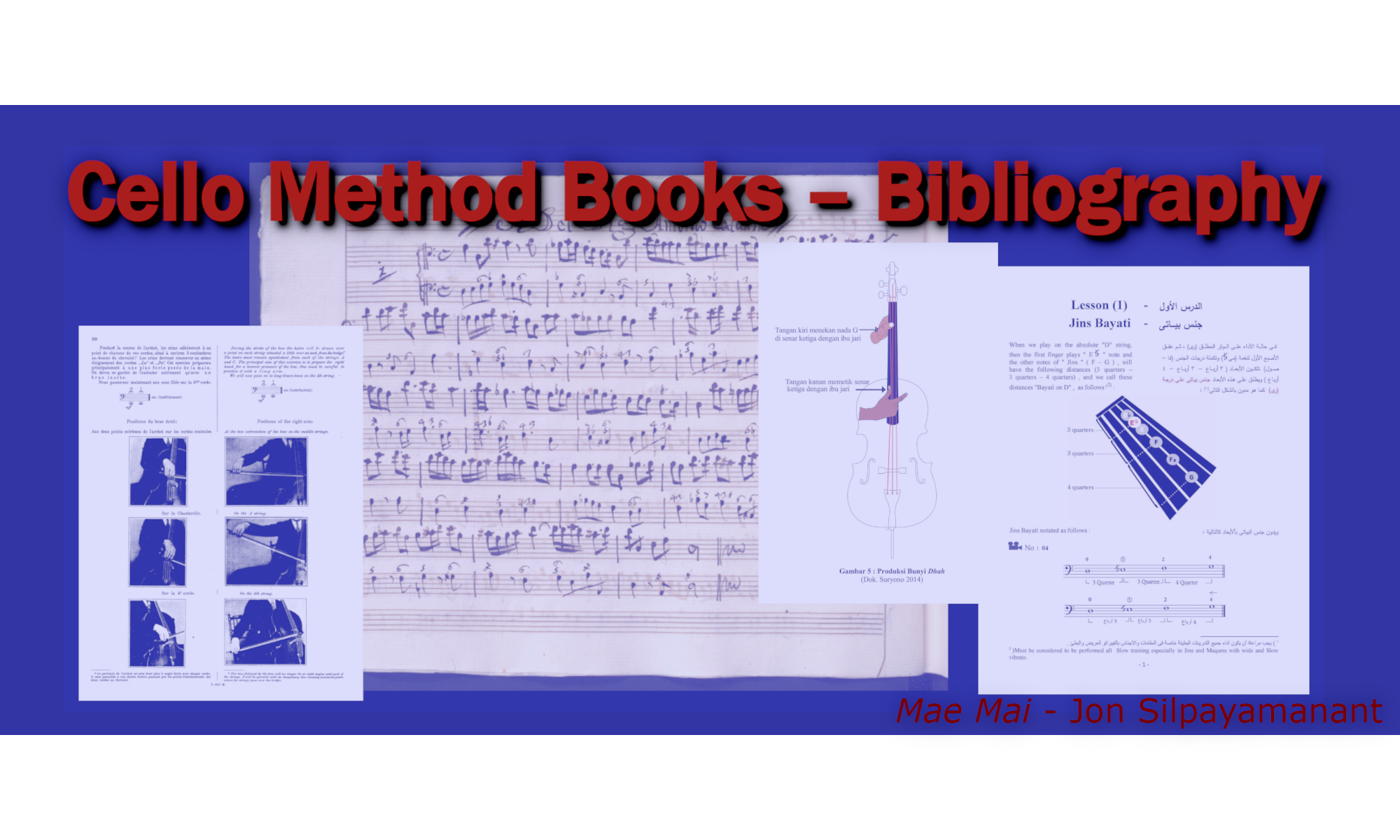 Cello Method Books - Bibliography - Jon Silpayamanant – cellist ...